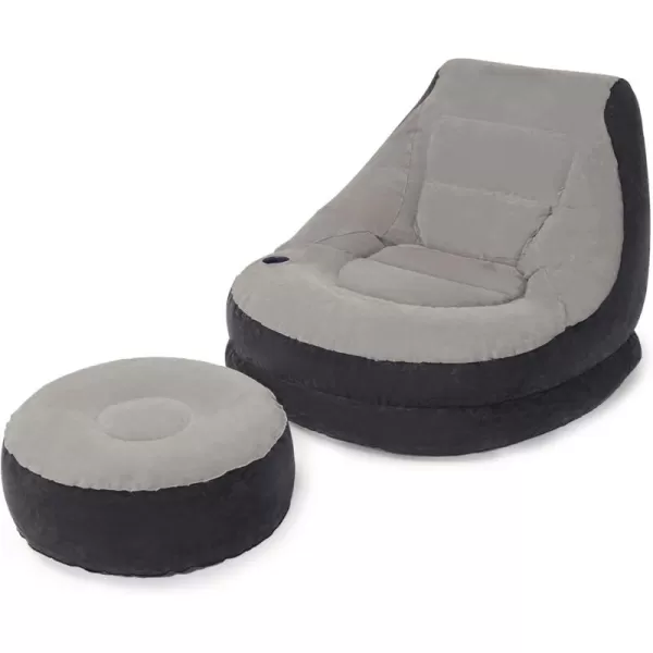 Intex Inflatable Ultra Lounge with Ottoman1 Pack