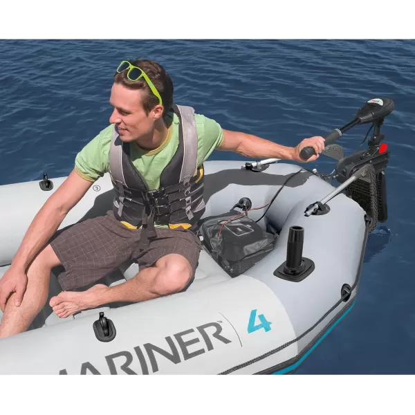 INTEX 68624EP Motor Mount Kit Easy to Attach  Heavyduty Composite Mount  Marine Plywood  Aluminum Support Arms  Fits up to 30 HP Motors1 Pack