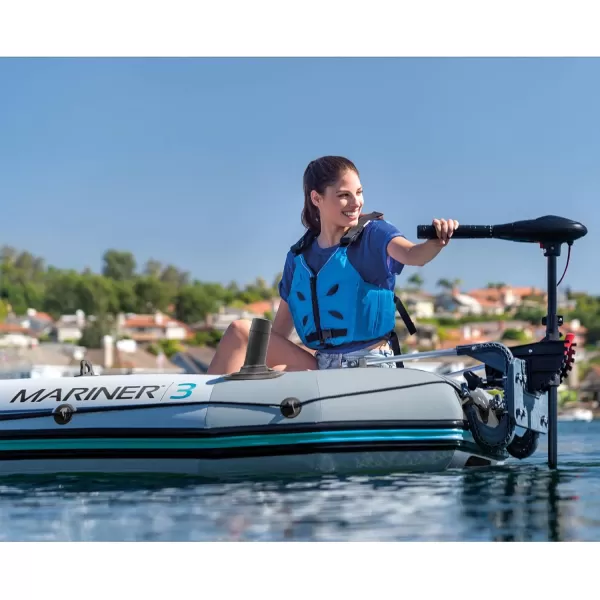 INTEX 68624EP Motor Mount Kit Easy to Attach  Heavyduty Composite Mount  Marine Plywood  Aluminum Support Arms  Fits up to 30 HP Motors1 Pack