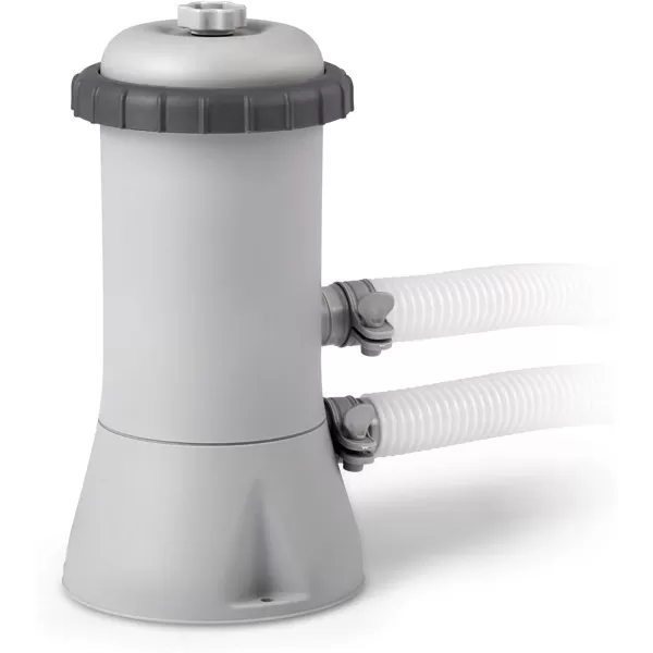 INTEX C1500 Krystal Clear Cartridge Filter Pump for Above Ground Pools 1500 GPH Pump Flow Rate  Improved Circulation and Filtration  Easy Installation  Improved Water Clarity  EasytoClean530 Gallons Per Hour