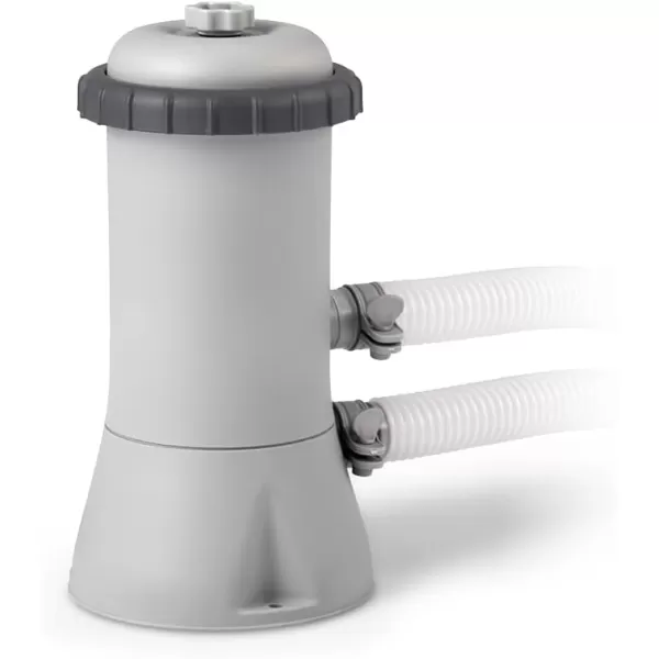 INTEX C1500 Krystal Clear Cartridge Filter Pump for Above Ground Pools 1500 GPH Pump Flow Rate  Improved Circulation and Filtration  Easy Installation  Improved Water Clarity  EasytoClean1 000 Gallons Per Hour