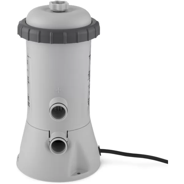 INTEX C1500 Krystal Clear Cartridge Filter Pump for Above Ground Pools 1500 GPH Pump Flow Rate  Improved Circulation and Filtration  Easy Installation  Improved Water Clarity  EasytoClean1 000 Gallons Per Hour