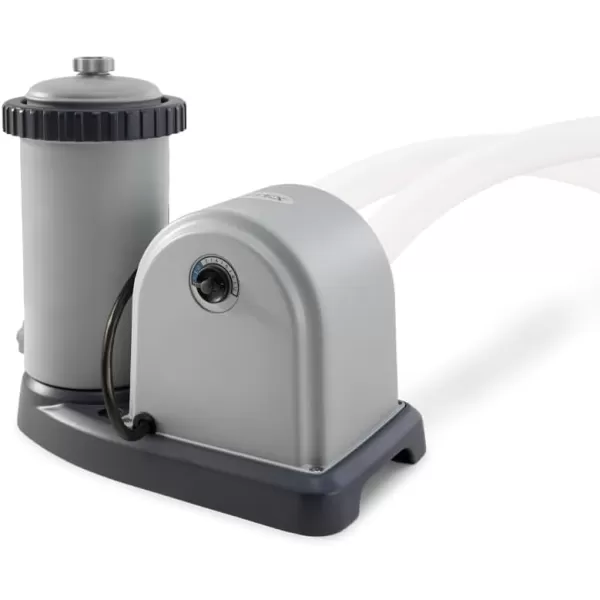 INTEX C1500 Krystal Clear Cartridge Filter Pump for Above Ground Pools 1500 GPH Pump Flow Rate  Improved Circulation and Filtration  Easy Installation  Improved Water Clarity  EasytoClean1 500 Gallons Per Hour