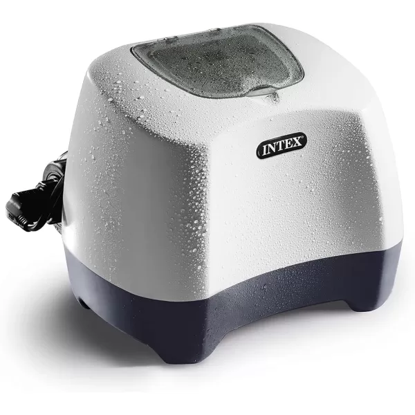 INTEX QS1200 Krystal Clear Saltwater Chlorine System for Above Ground Pools Keeps Water Clear  Removes Bacteria  Reduces Chemical Use  Sleek Control Panel with Buttons  Up to 15000 Gallon PoolsSaltwater System with Ozone