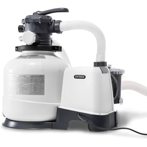 INTEX SX925 Krystal Clear Sand Filter Pool Pump for Above Ground Pools 925 GPH Pump Flow Rate  Improved Circulation and Filtration  Easy Installation  Improved Water Clarity  EasytoClean2 800 Gallon Per Hour