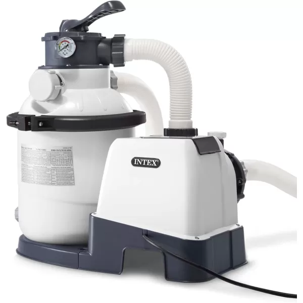 INTEX SX925 Krystal Clear Sand Filter Pool Pump for Above Ground Pools 925 GPH Pump Flow Rate  Improved Circulation and Filtration  Easy Installation  Improved Water Clarity  EasytoClean1 500 Gallons Per Hour