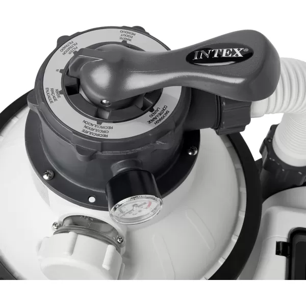 INTEX SX925 Krystal Clear Sand Filter Pool Pump for Above Ground Pools 925 GPH Pump Flow Rate  Improved Circulation and Filtration  Easy Installation  Improved Water Clarity  EasytoClean1 500 Gallons Per Hour