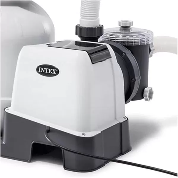 INTEX SX925 Krystal Clear Sand Filter Pool Pump for Above Ground Pools 925 GPH Pump Flow Rate  Improved Circulation and Filtration  Easy Installation  Improved Water Clarity  EasytoClean2 100 Gallons Per Hour