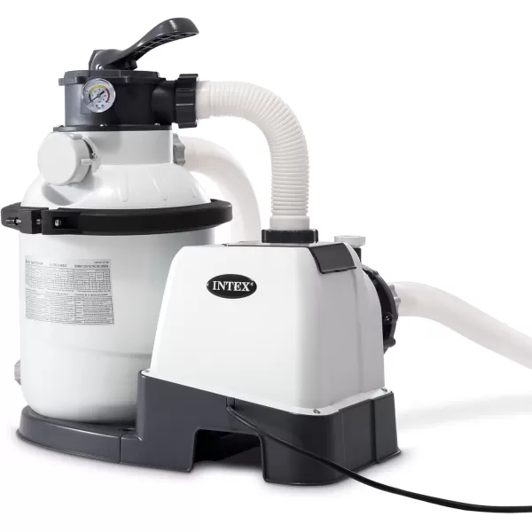 INTEX SX925 Krystal Clear Sand Filter Pool Pump for Above Ground Pools 925 GPH Pump Flow Rate  Improved Circulation and Filtration  Easy Installation  Improved Water Clarity  EasytoClean1 500 Gallons Per Hour