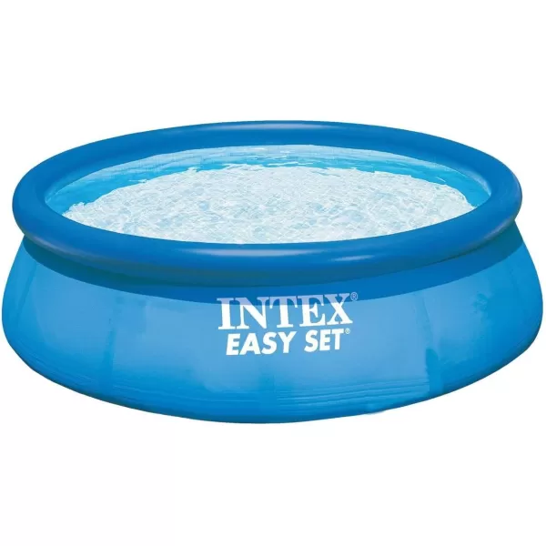 Intex 28165EH Easy Set Inflatable Swimming Pool Set 15ft x 42in  Includes 1000 GPH Cartridge Filter Pump  Removable Ladder  Pool Cover  Ground Cloth12FT x 30IN