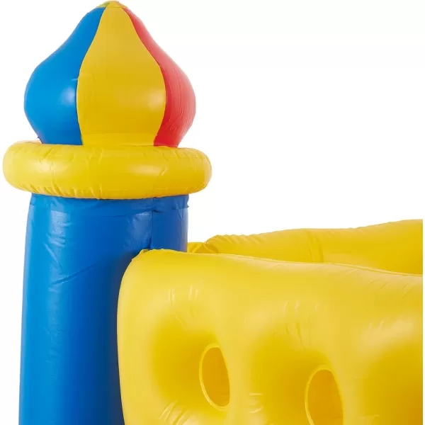 Intex 48259EP Inflatable Colorful JumpOLene Castle Bouncer Indoor Outdoor Kids Jump Bounce House for 2 Kids Ages 3 to 6 Years