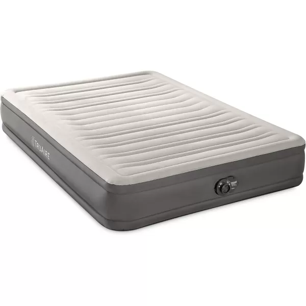 Intex 64021E TruAire Luxury Air Mattress FiberTech  Builtin Electric Pump  Multizone Support SystemTruAire TPU Luxury Air Mattress