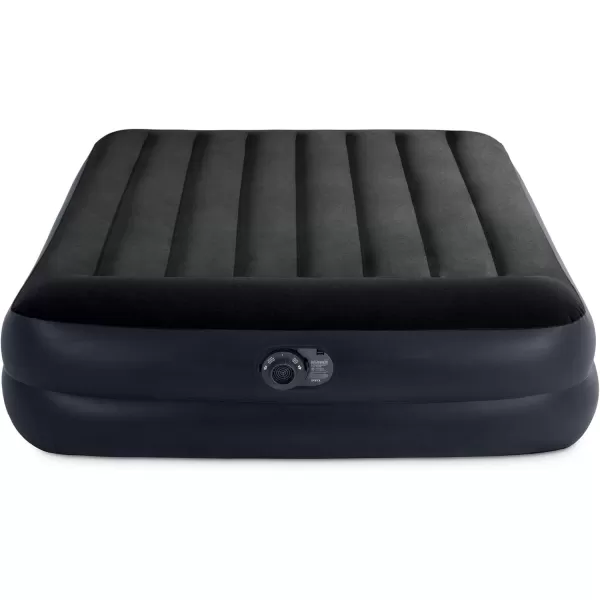 Intex 64121ED DuraBeam Plus Pillow Rest Air Mattress FiberTech  Twin Size  Builtin Electric Pump  165in Bed Height  300lb Weight CapacityQueen