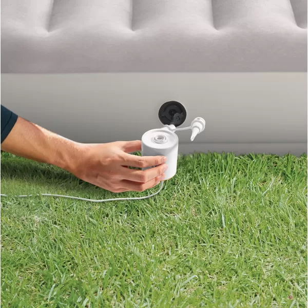 Intex 64177E DuraBeam Standard Prestige MidRise Air Mattress FiberTech  Twin Size  Quickfill USB Air PumpDuraBeam Standard Prestige MidRise Air Mattress