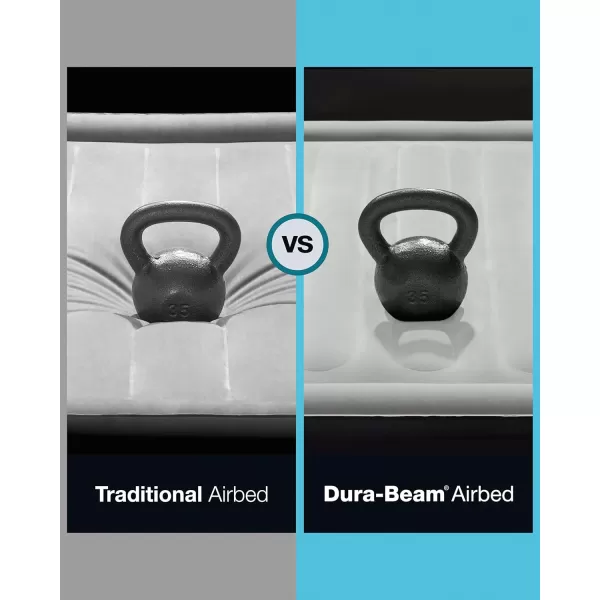 Intex 64177E DuraBeam Standard Prestige MidRise Air Mattress FiberTech  Twin Size  Quickfill USB Air PumpDuraBeam Standard Prestige MidRise Air Mattress