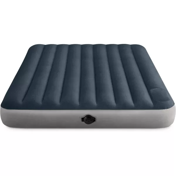 Intex 64781E DuraBeam Standard SingleHigh Air Mattress FiberTech  Twin Size  2Step Pump  10in Bed Height  300lb Weight CapacityQueen
