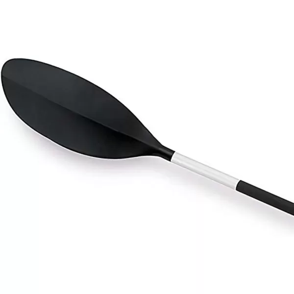 Intex 69629E 86quot Kayak Paddle Ribbed Spoon Shaped Blades  Durable Lightweight Shaft  Comfortable Grips  3Position Feather Adjustability  TUV RL Approved