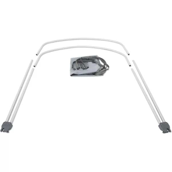 Intex Bimini Top Sun Shade Canopy Cover with Aluminum Frame for Mariner Seahawk Excursion ampamp Challenger Boat Models Accessory Only Gray