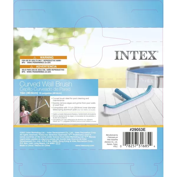Intex Curved Wall Brush for PoolsCurved Wall Brush