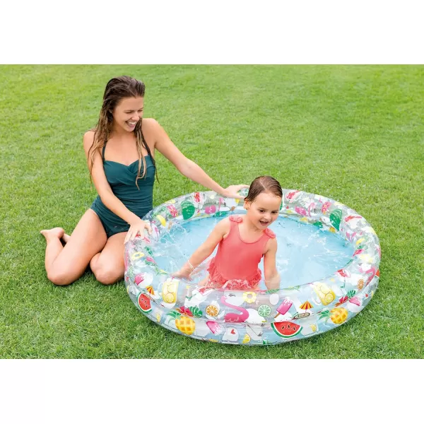 Intex Just So Fruity Inflatable Pool 48in x 10in