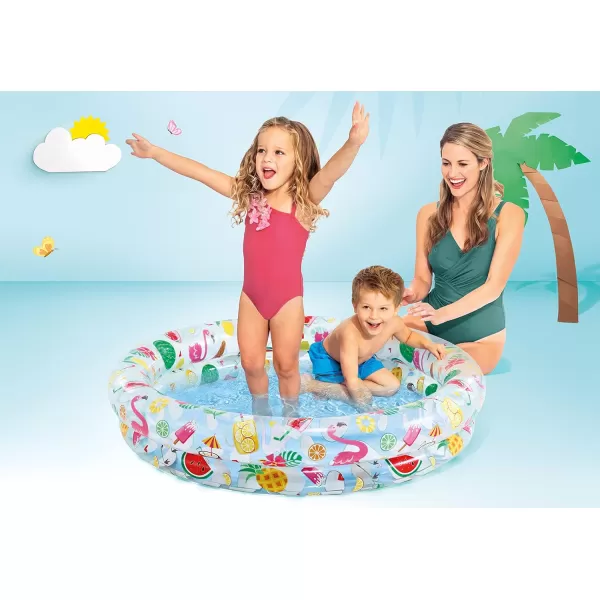 Intex Just So Fruity Inflatable Pool 48in x 10in