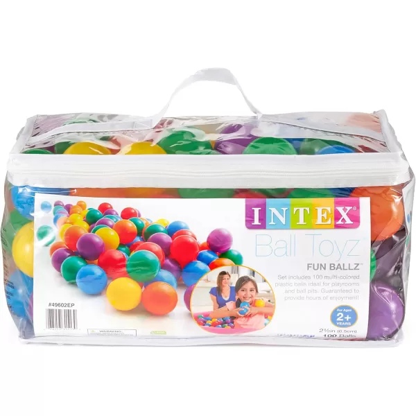 Intex Set of 100 Coloured Balls212