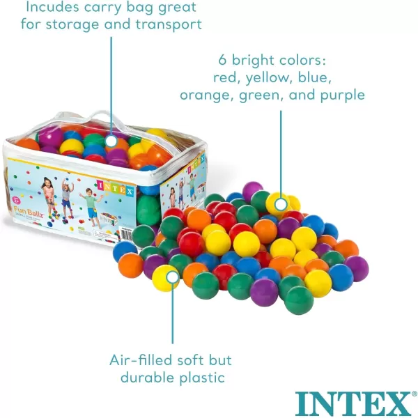 Intex Set of 100 Coloured Balls212