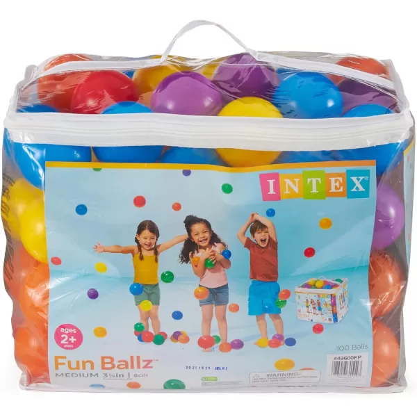 Intex Set of 100 Coloured Balls318