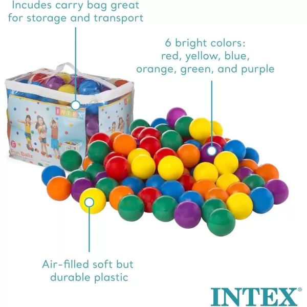 Intex Set of 100 Coloured Balls318