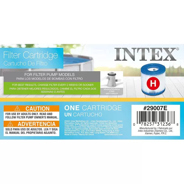 Intex Type A or C Filter Cartridge for PoolsType H