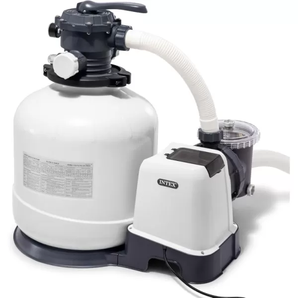 INTEX SX925 Krystal Clear Sand Filter Pool Pump for Above Ground Pools 925 GPH Pump Flow Rate  Improved Circulation and Filtration  Easy Installation  Improved Water Clarity  EasytoClean3 000 Gallons Per Hour
