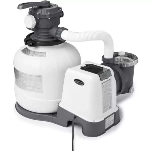 INTEX SX925 Krystal Clear Sand Filter Pool Pump for Above Ground Pools 925 GPH Pump Flow Rate  Improved Circulation and Filtration  Easy Installation  Improved Water Clarity  EasytoClean2 800 Gallon Per Hour