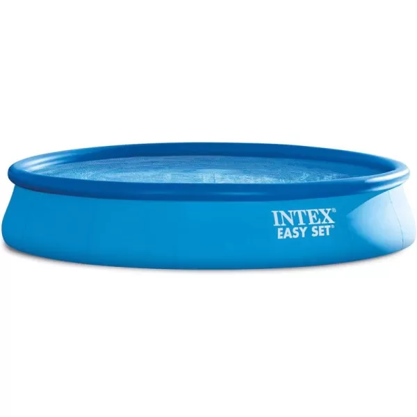 Intex 28165EH Easy Set Inflatable Swimming Pool Set 15ft x 42in  Includes 1000 GPH Cartridge Filter Pump  Removable Ladder  Pool Cover  Ground Cloth15ft x 33
