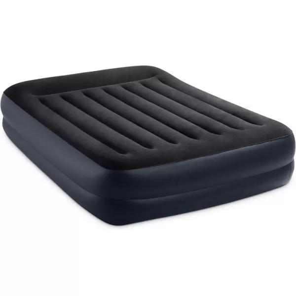 Intex 64121ED DuraBeam Plus Pillow Rest Air Mattress FiberTech  Twin Size  Builtin Electric Pump  165in Bed Height  300lb Weight CapacityQueen