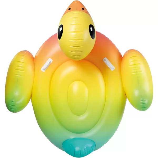 INTEX Baby Duck Inflatable Pool Float Animal Pool Toy for Kids  2 HeavyDuty Handles  220lb Max Weight Capacity  63quot x 465quot  for Ages 3