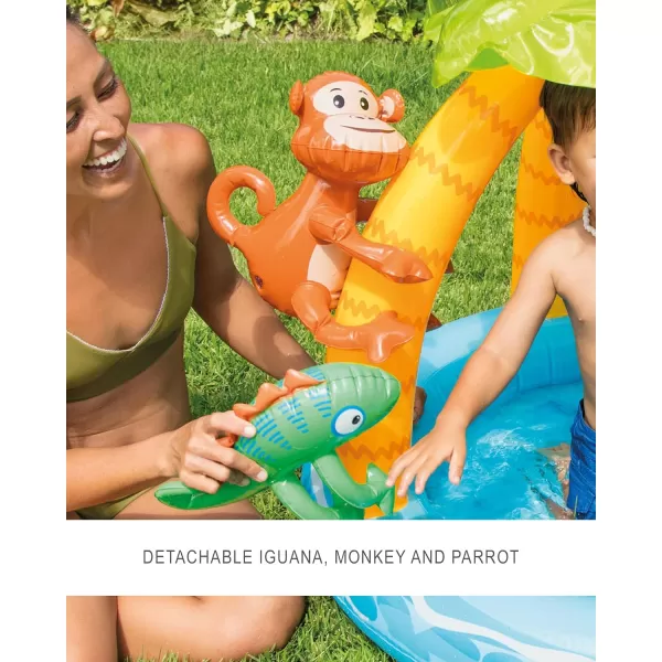 Intex 58417EP Tropical Island Baby Toddler Pool  40quot x 34quot
