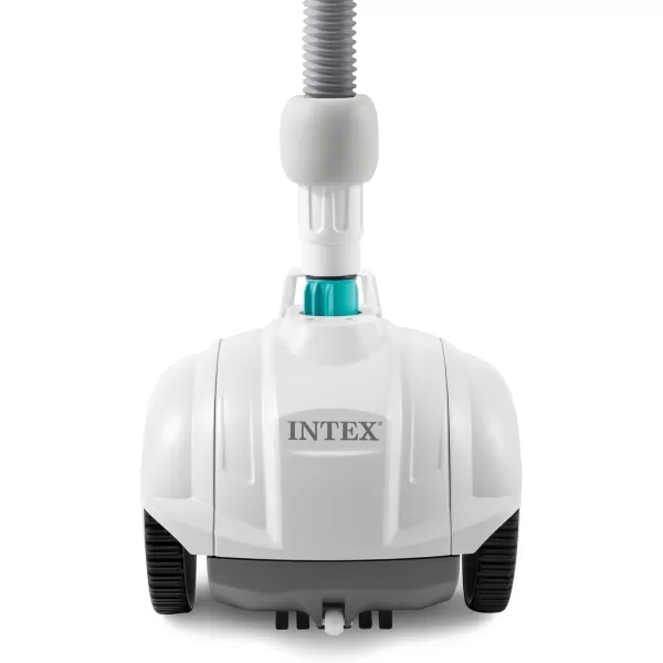 INTEX Deluxe PressureSide Above Ground Automatic Pool Cleaner Vacuum  For Bigger Pools  Cleans Pool Floors and Walls  Removes Debris  Removable Filter Tray  21ft Tangle Free HoseZX50