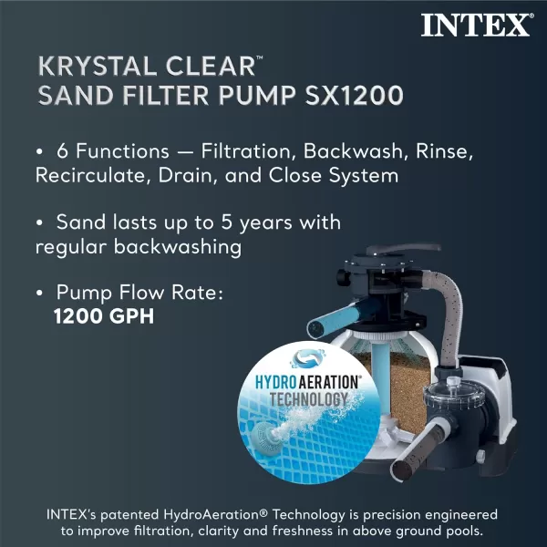 Intex 26355EH Ultra XTR Deluxe Rectangular Above Ground Swimming Pool Set 18ft x 9ft x 52in  Includes 1500 GPH Sand Filter Pump  SuperTough Puncture Resistant  Rust Resistant  Easy to Assemble18 x 9 x 52