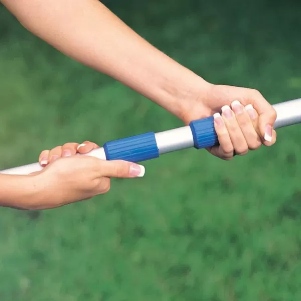 Intex 29054E 94 Inch Telescoping Cleaning Maintenance Pole Shaft for Above Ground and In Ground Swimming Pool 106 Inner Diameter Fitting94Inch 239m