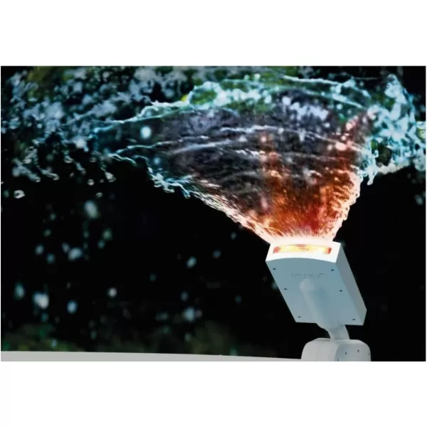 Intex MultiColor LED Pool Fountain for Above Ground Pools Fits Metal Frame and Ultra Frame Pools