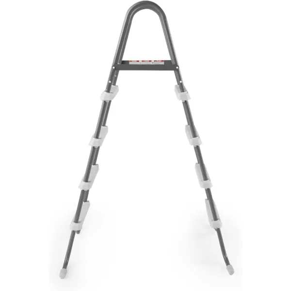 Intex Steel Frame Above Ground Swimming Pool EntryExit Ladder for 48quot High Wall Pools 300 Pound Capacity Accessory Only Pool Not IncludedPool Ladder