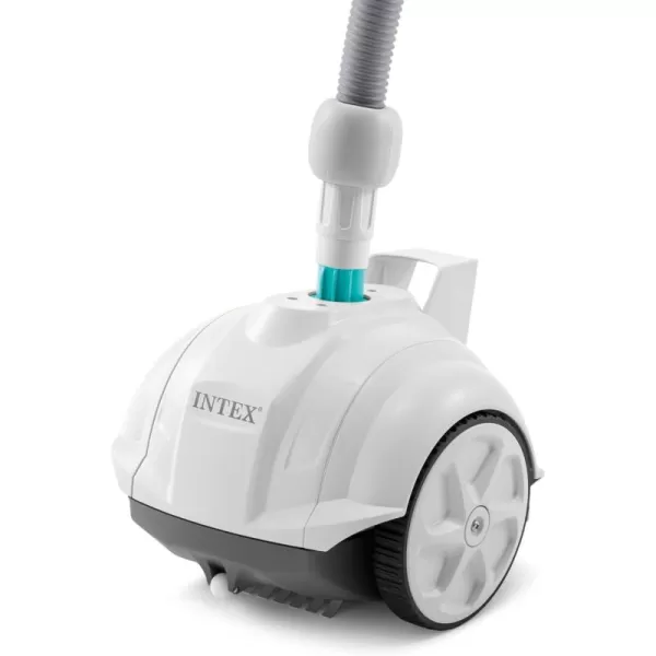 INTEX Deluxe PressureSide Above Ground Automatic Pool Cleaner Vacuum  For Bigger Pools  Cleans Pool Floors and Walls  Removes Debris  Removable Filter Tray  21ft Tangle Free HoseZX50