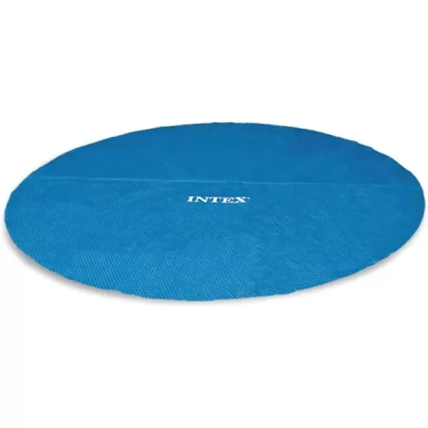 Intex 28014E Solar Pool Cover for 16ft Round Easy Set and Metal Frame Pools  Insulates Pool Water  Reduces Water Evaporation  Keeps Debris Out  Reduces Chemical Consumption15 feet