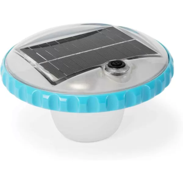 Intex 28690E Solar Powered LED Floating Light with Auto On and Auto Off Color Changing and Static White Mode Swimming Pool Party Lights