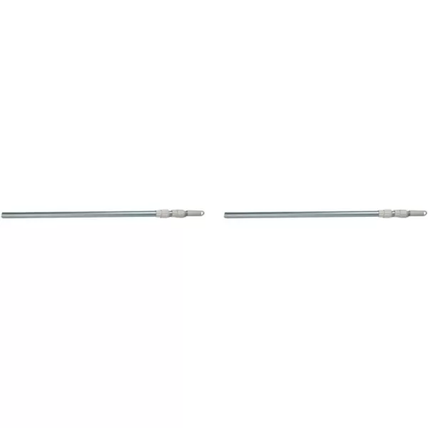 Intex 29054E 94 Inch Telescoping Cleaning Maintenance Pole Shaft for Above Ground and In Ground Swimming Pool 106 Inner Diameter Fitting110Inch 279m Pack of 2