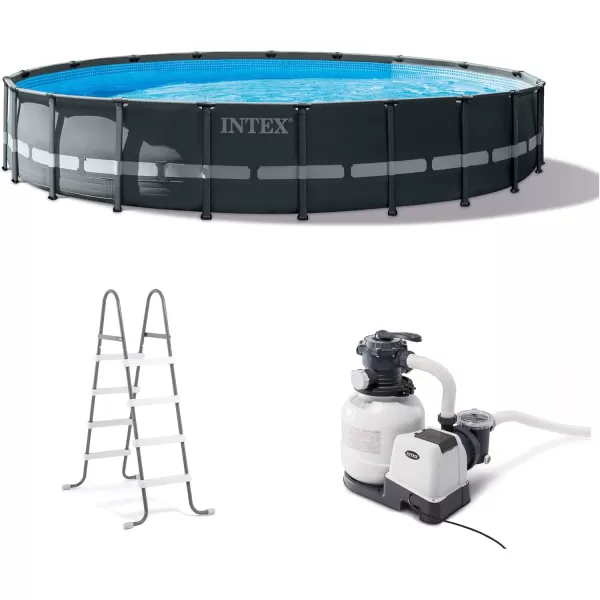 Intex 26325EH Ultra XTR Deluxe Above Ground Swimming Pool Set 16ft x 48in  Includes 1500 GPH Cartridge Sand Filter Pump  SuperTough Puncture Resistant  Rust Resistant  Easy to Assemble20 x 48