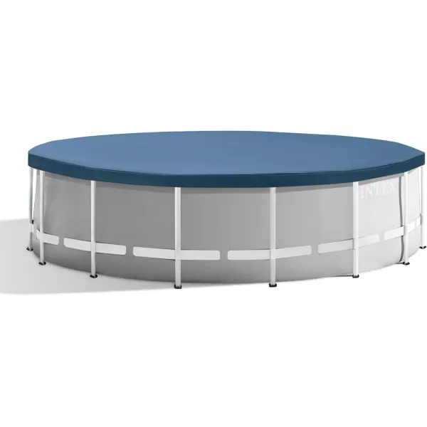 Intex 26723EH Prism Frame Premium Above Ground Swimming Pool Set 15ft x 42in  Includes 1000 GPH Cartridge Filter Pump  Removable Ladder  Pool Cover  Ground Cloth15 x 48