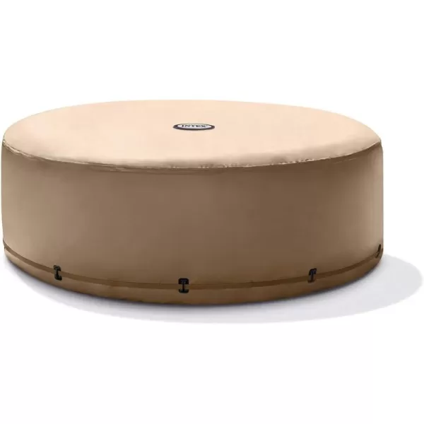 Intex 28523E PureSpa Energy Efficient Spa Cover Extra Insulation and Minimizes Heat Loss  Protects Spa from Punctures and Weather Damage  Safety Buckle  Fits 4 Person PureSpa Models  78quot x 28quot
