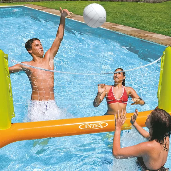 Intex 56508EP Inflatable Floating Swimming Pool Toys Volleyball Game GreenPool Volleyball
