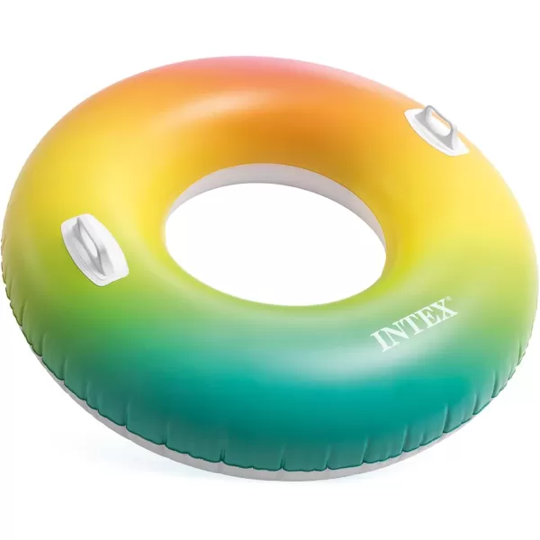 Intex Color Whirl Swimming Pool Float Tube with Handle 48 inch